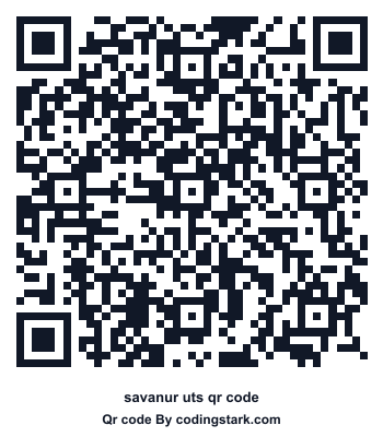Savanur UTS QR Code
