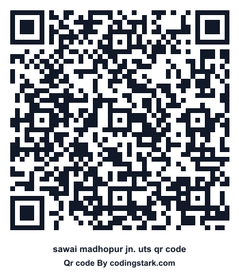 Sawai Madhopur Jn. UTS QR Code