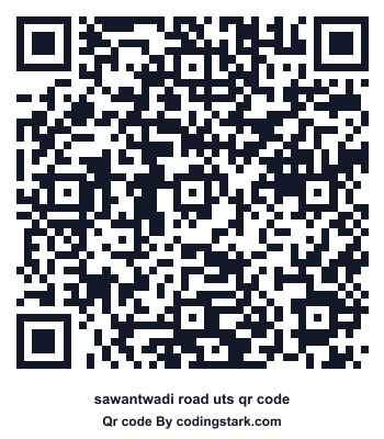 Sawantwadi Road UTS QR Code