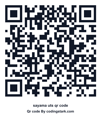 Sayama UTS QR Code