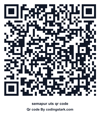 Semapur UTS QR Code