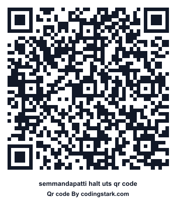 Semmandapatti Halt UTS QR Code