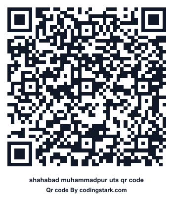 Shahabad Muhammadpur UTS QR Code