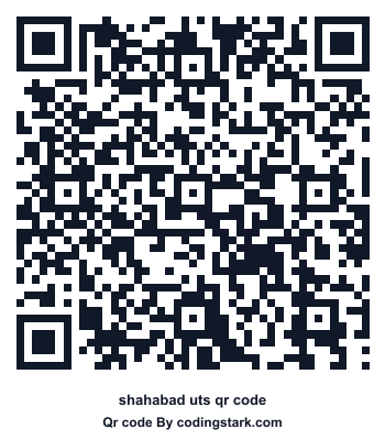 Shahabad UTS QR Code