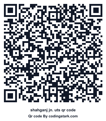 Shahganj Jn. UTS QR Code
