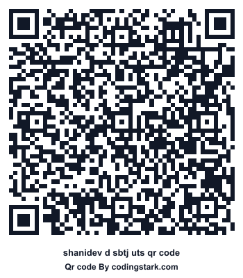 Shanidev D Sbtj UTS QR Code