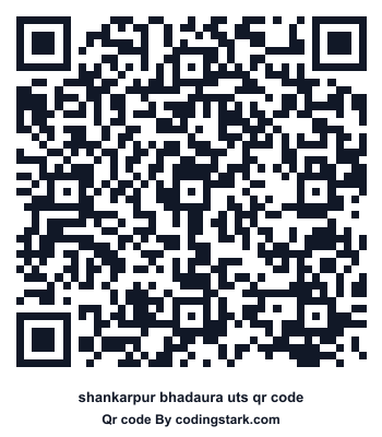 Shankarpur Bhadaura UTS QR Code