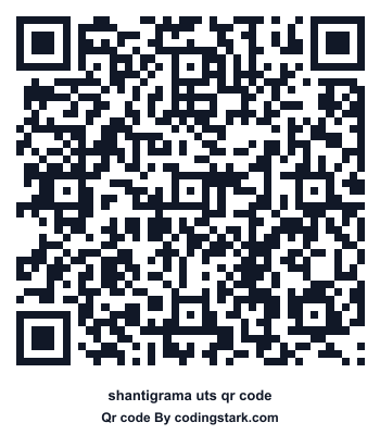 Shantigrama UTS QR Code