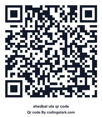 Shedbal UTS QR Code