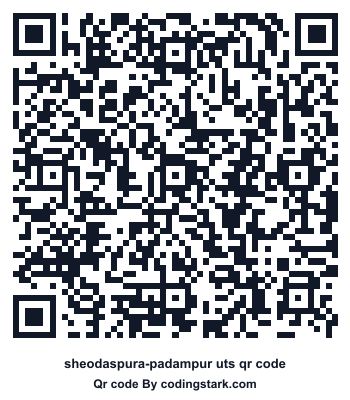Sheodaspura-padampur UTS QR Code
