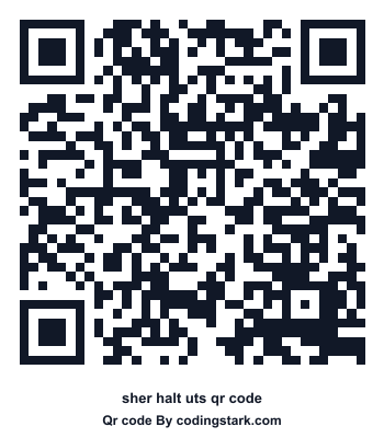 Sher Halt UTS QR Code