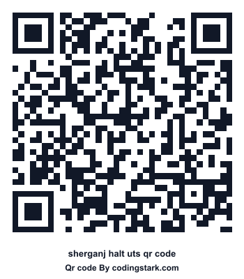 Sherganj Halt UTS QR Code