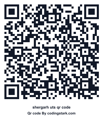 Shergarh UTS QR Code
