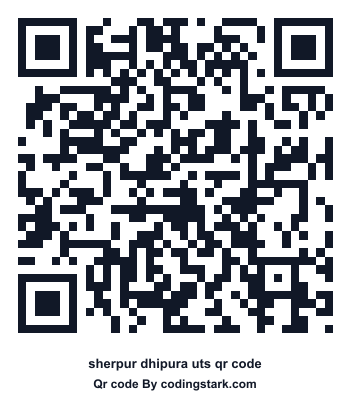 Sherpur Dhipura UTS QR Code