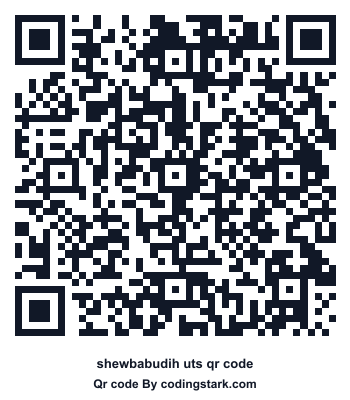 Shewbabudih UTS QR Code