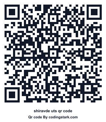 Shiravde UTS QR Code