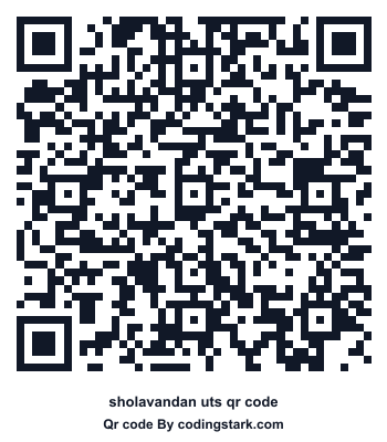 Sholavandan UTS QR Code