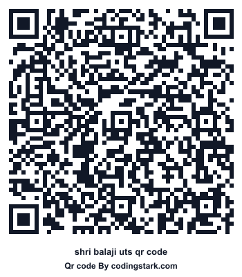 Shri Balaji UTS QR Code