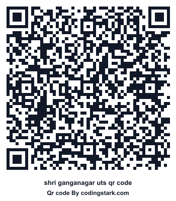 Shri Ganganagar UTS QR Code