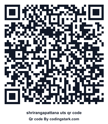 Shrirangapattana UTS QR Code