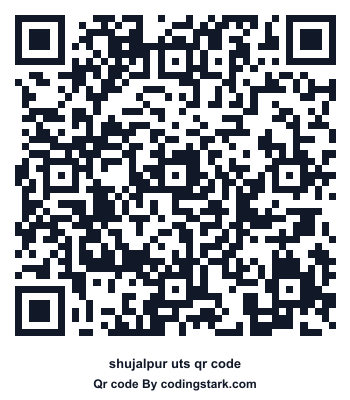 Shujalpur UTS QR Code