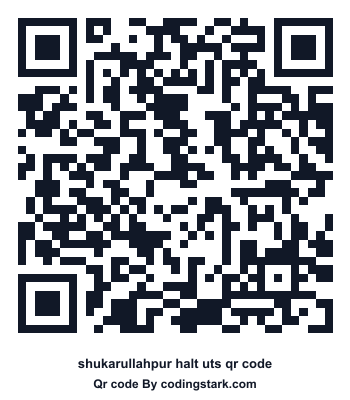 Shukarullahpur Halt UTS QR Code