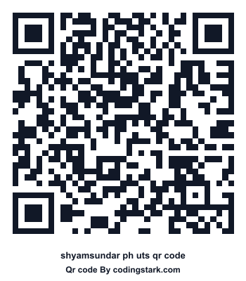 Shyamsundar Ph UTS QR Code
