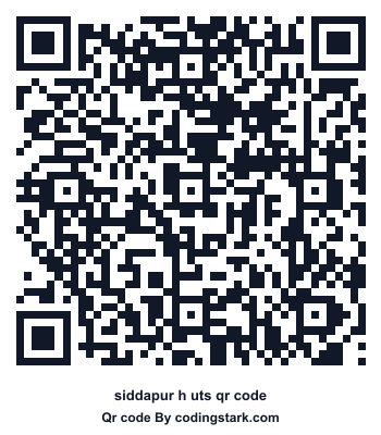 Siddapur H UTS QR Code