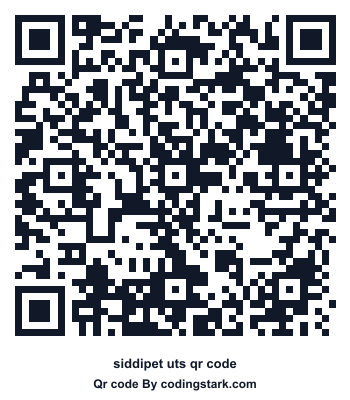 Siddipet UTS QR Code