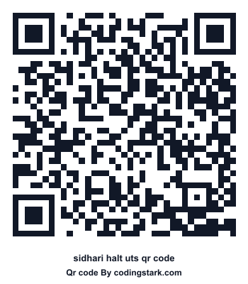 Sidhari Halt UTS QR Code