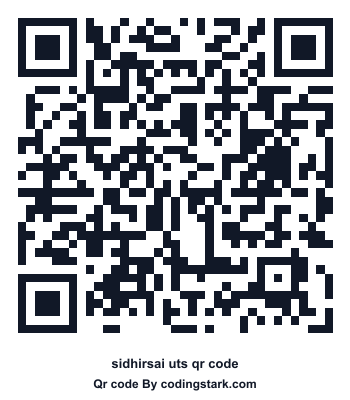 Sidhirsai UTS QR Code