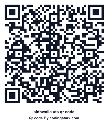 Sidhwalia UTS QR Code