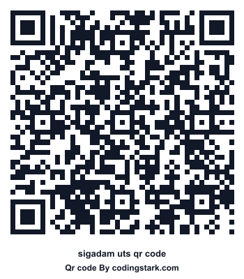 Sigadam UTS QR Code
