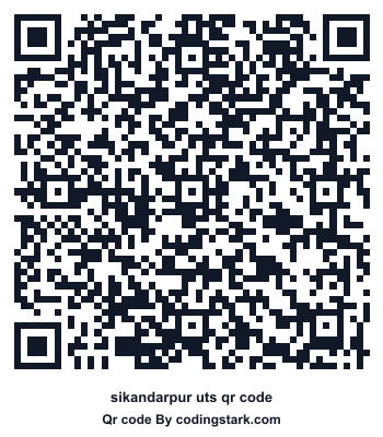 Sikandarpur UTS QR Code