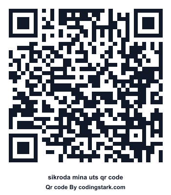 Sikroda Mina UTS QR Code