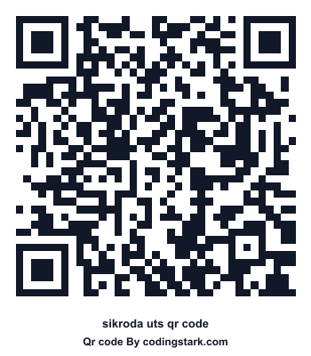 Sikroda UTS QR Code