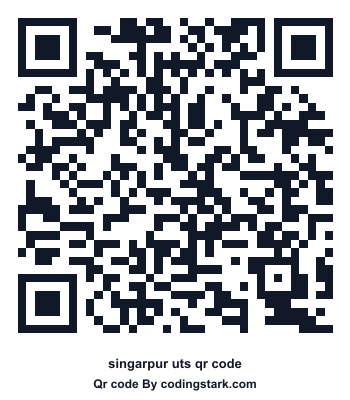 Singarpur UTS QR Code