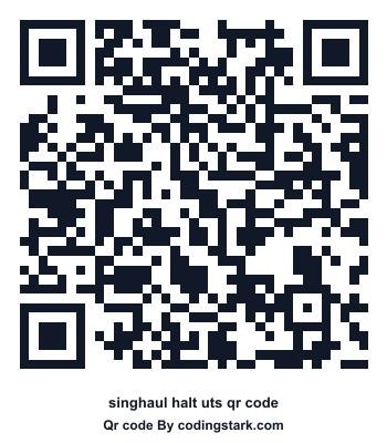 Singhaul Halt UTS QR Code