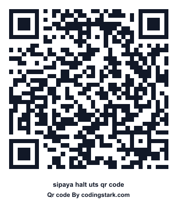 Sipaya Halt UTS QR Code