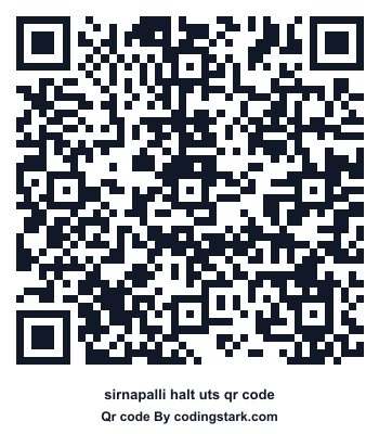 Sirnapalli Halt UTS QR Code