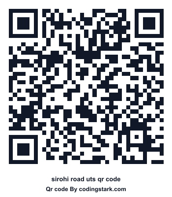Sirohi Road UTS QR Code