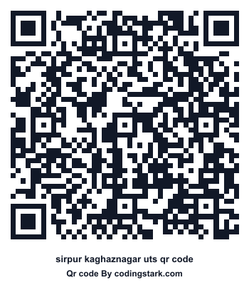 Sirpur Kaghaznagar UTS QR Code