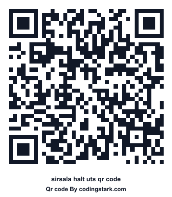 Sirsala Halt UTS QR Code
