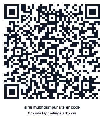 Sirsi Mukhdumpur UTS QR Code