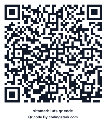 Sitamarhi UTS QR Code