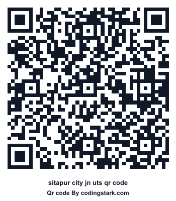 Sitapur City Jn UTS QR Code