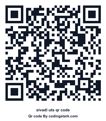 Sivadi UTS QR Code