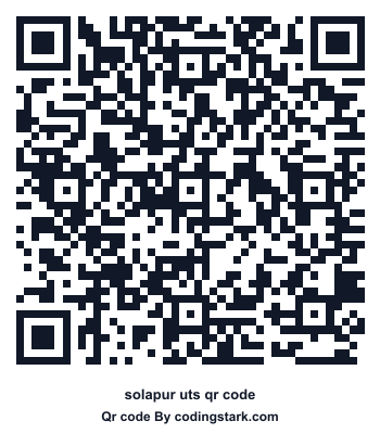 Solapur UTS QR Code