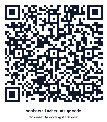 Sonbarsa Kacheri UTS QR Code