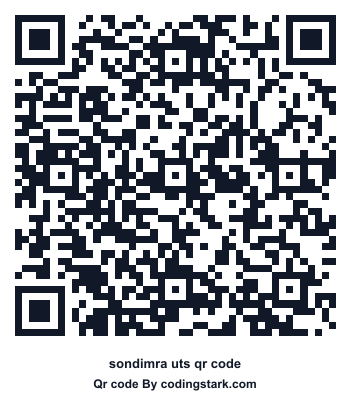 Sondimra UTS QR Code